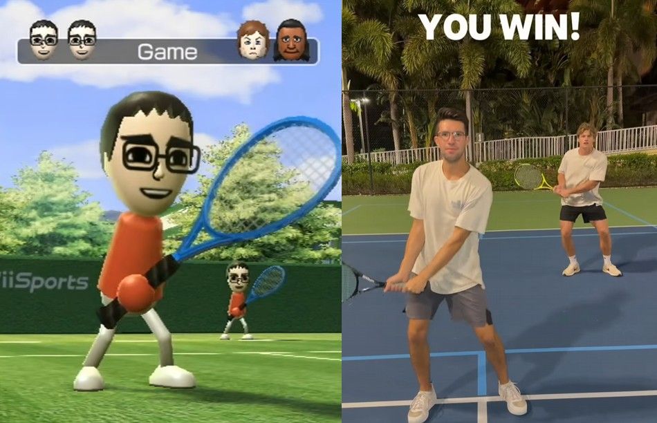 《Wii Sports》网球真人上演！打赢球拍狂甩网笑翻：超细节| ETtoday游戏云| ETtoday新闻云